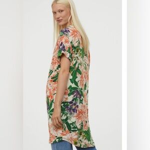 XL EUC H&M Floral Caftan Midi